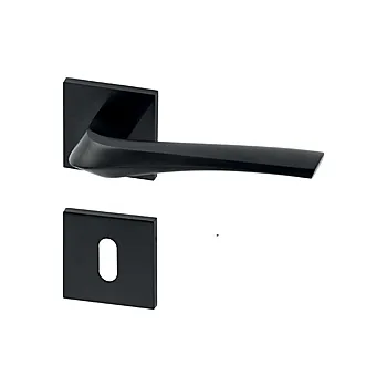 Dveřní kování Dveřní kování ACT Elixir RHR (černá), klika-klika, Otvor na cylindrickou vložku PZ, AC-T Č (černá)