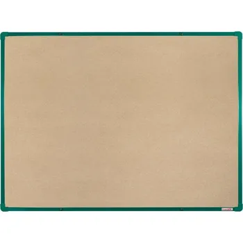 Tabule textil boardOK 180 x 120 cm, rám zelený