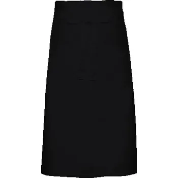 Pracovní zástěra Link Kitchen Wear Kuchařská zástěra s kapsou X970T Black 100 x 70 cm