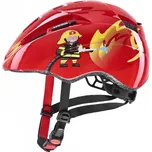 Přilba na kolo UVEX Kid 2 red fireman Velikost: 46-52