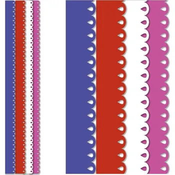 Vánoční dekorace Výřez skládaná rozeta malá 1, průměr 3 cm a 5 cm, 8 ks