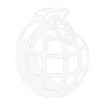 Polep vozidla SAMOLEPKA Granát pravá (09 - bílá) NA AUTO, NÁLEPKA, FÓLIE, POLEP, TUNING, VLASTNÍ TEXT, TISK, AUTOSAMOLEPKY.cz, POLEPY, OBRÁZEK, LOGO, SAMOLEPKY