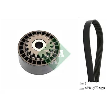 Sada žebrovaných klínových řemenů INA 529 0100 10