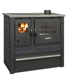 Krbová kamna Sporák na tuhá paliva PANONIA - P černý