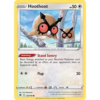 Sběratelská karetní hra Pokémon karta Hoothoot 120/189