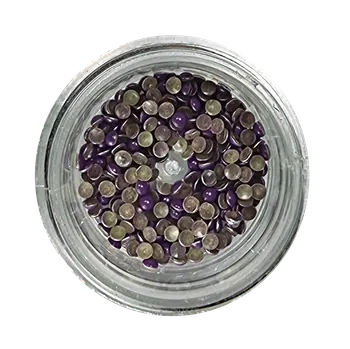 Zdobení na nehty pecky fialové