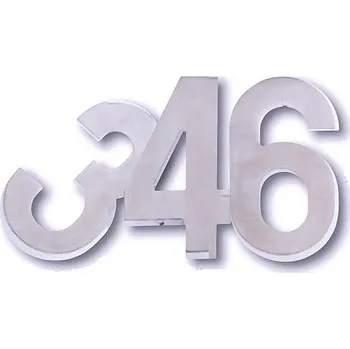 Domovní číslice COBRA 150 mm (NEREZ), 5, COBRA IN (nerez)