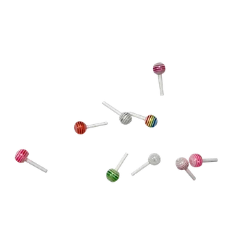 Ozdoba na nehty 3D lízátko - barva podle dostupnosti 1ks