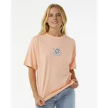 Tričko Rip Curl ISLAND HERITAGE TEE Bright Peach velikost XS