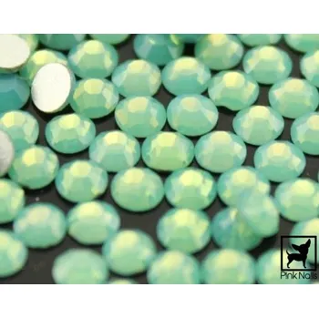 Kamínky na nehty Green opal ss12 100ks