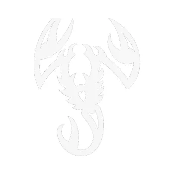 Polep vozidla Štír 003 pravá (09 - bílá) SAMOLEPKA NA AUTO, NÁLEPKA, FÓLIE, POLEP, TUNING, VLASTNÍ TEXT, TISK, AUTOSAMOLEPKY.cz, POLEPY, OBRÁZEK, LOGO, 3D STICKERS