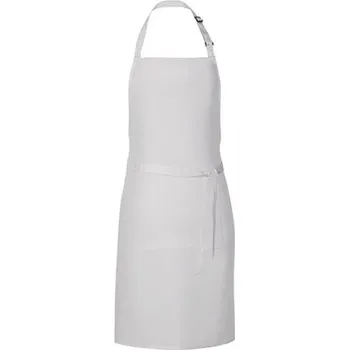 Pracovní zástěra Link Kitchen Wear Unisex grilovací zástěra X987 White 85 x 72 cm