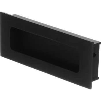 Nábytkové kování Interex design Úchytka pro frézování BRONX / Černá matná 96 mm