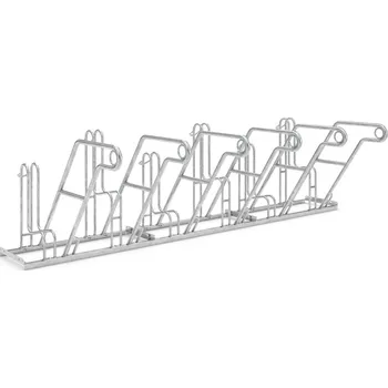 stojan na kolo Opěrný stojan na jízdní kola 4606 XBF, š 3000 mm, volně stojící, 6x místo