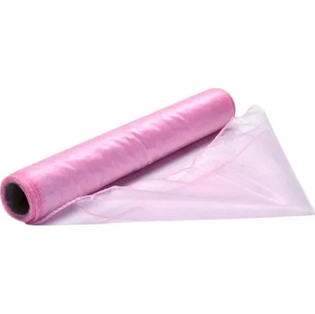 Organza šíře cca 36 cm, 1 m, růžová