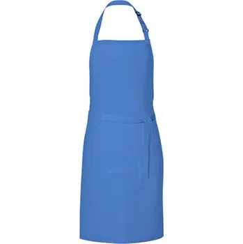 Pracovní zástěra Link Kitchen Wear Unisex grilovací zástěra X987 Midblue -ca. Pantone 2718 85 x 72 cm