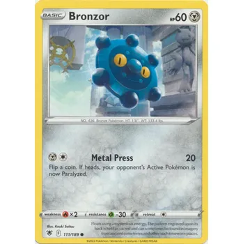 Společenská hra Pokémon karta Bronzor 111/189