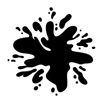 Samolepící dekorace SAMOLEPKA Kaňka 005 levá hodně kapek (01 - černá) NA AUTO, NÁLEPKA, FÓLIE, POLEP, TUNING, VLASTNÍ TEXT, TISK, AUTOSAMOLEPKY.cz, POLEPY, OBRÁZEK, LOGO, SAMOLEPKY