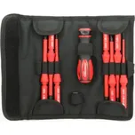 JONNESWAY DV15109S Elektrikářské izolované šroubováky VDE, ploché a křížové, sada 9 ks