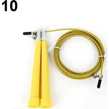 Švihadlo Crossfit švihadlo | ložiskové švihadlo | sportovní švihadlo - délka 3 m - Žlutá