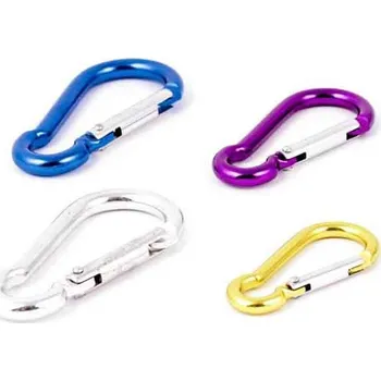 Hliníková karabinka na klíče 40 mm, barevná, XL-TOOLS