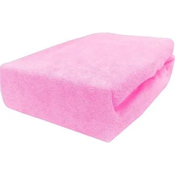 Prostěradlo froté nepropustné PVC 120/60 - růžové