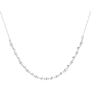 Náhrdelník PDPAOLA Luxusní stříbrný náhrdelník se zirkony Spice Vanilla CO02-682-U + 2 měsíce na vrácení zboží