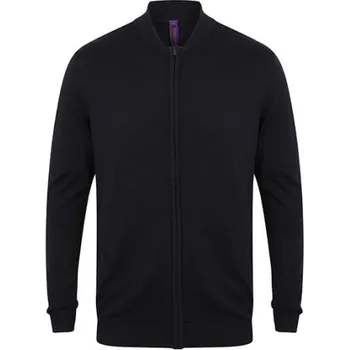 Pánský svetr Henbury Pánský svetr na zip H718 Navy XS