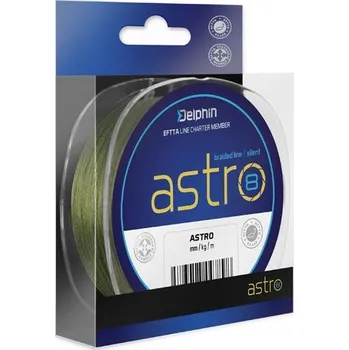 Delphin ASTRO 8 zelená 0,08mm 4,8kg 300m