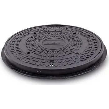 Kanalizační potrubí MEA-ECO kompozitní kruhový poklop, průměr 600mm A15 - dopravní plochy, které jsou využívány výhradně chodci a cyklisty (norma ČSN EN 124)