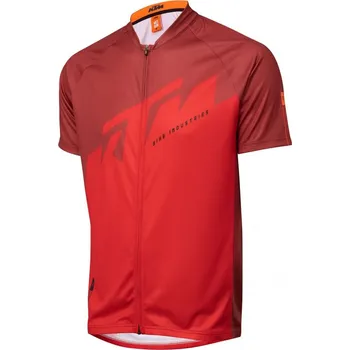 cyklistický dres Cyklistický dres KTM Factory Character krátký rukáv Barva: Červená, Velikost: L