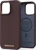 Pouzdro na mobilní telefon Njord Genuine Leather Magsafe Case pro Apple iPhone 14 Pro Max tmavě hnědý