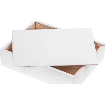 Dárková krabička Krabička dřevěná - bílá