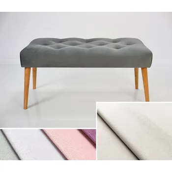 Čalouněná lavice DARINA 110x30x42 cm, barva krémová