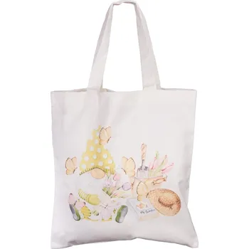 Kabelka Tegatex Bavlněná taška - skřítek slamák