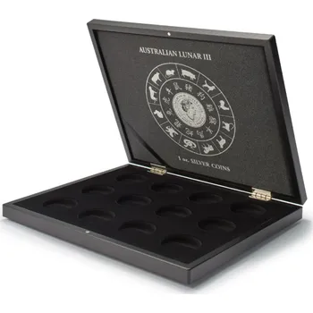 Obal pro sběratelský předmět Pouzdro pro 12 mincí Australian Lunar III