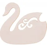 Dřevěná dekorace - Labuť