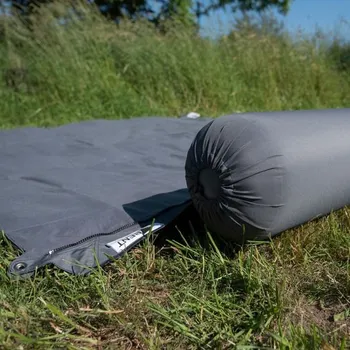 Polštář Nafukovací polštář Zip XL Lounger, BENT Barva: Tmavě šedá