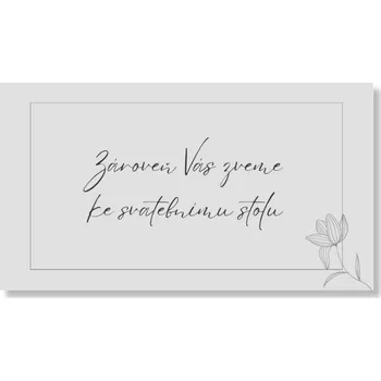 Personal Kartička ke stolu - Elegant Zvolte množství: od 31 ks do 60 ks