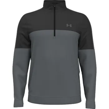 Pánská móda Mikina na golf Under Armour Storm Midlayer Velikost: L černá/šedá