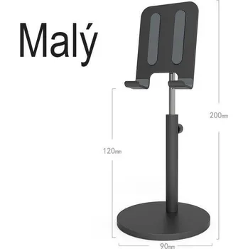 Držák telefonu | stojánek na tablet - malý černý