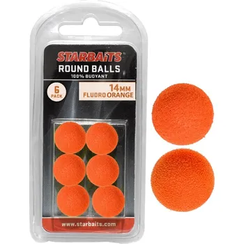 Boilies Starbaits plovoucí kuličky Round Balls Barva: Oranžová