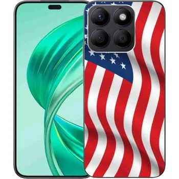Vlajka Gelový kryt mmCase na Honor X8b - USA vlajka