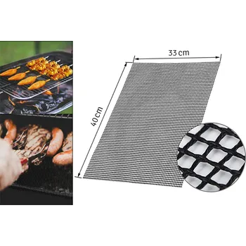 Příslušenství pro gril APT AG666B Teflonová grilovací podložka, opakovaně použitelná 40X33CM XL