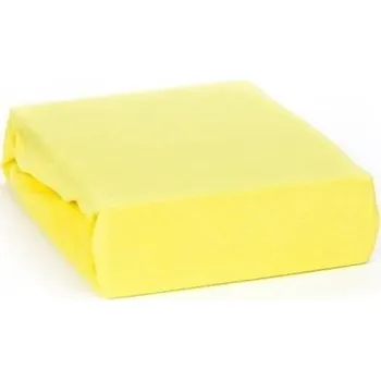 Dětská postýlka Prostěradlo froté nepropustné PVC 120/60 žluté