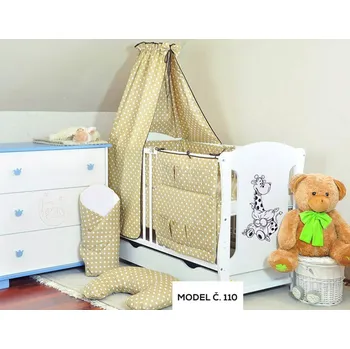 Dětská postýlka Postýlka s kompletní výbavou classic model - 110