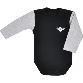Kojenecký body Kojenecké bavlněné body - Bee černé