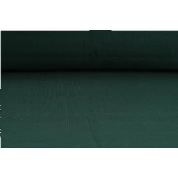 Oboulícní úplet, tričkovina, tmavě zelená, látky, metráž - šíře 2 x 37 cm - TUNEL