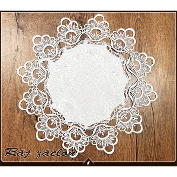 ubrus Ubrus kulatý malý s krajkou Ø 40cm (Ubrus malý s krajkou )