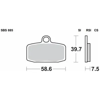 Brzda pro motocykl Brzdové destičky TRW Lucas SI přední KTM Freeride 250 R rok 14-1